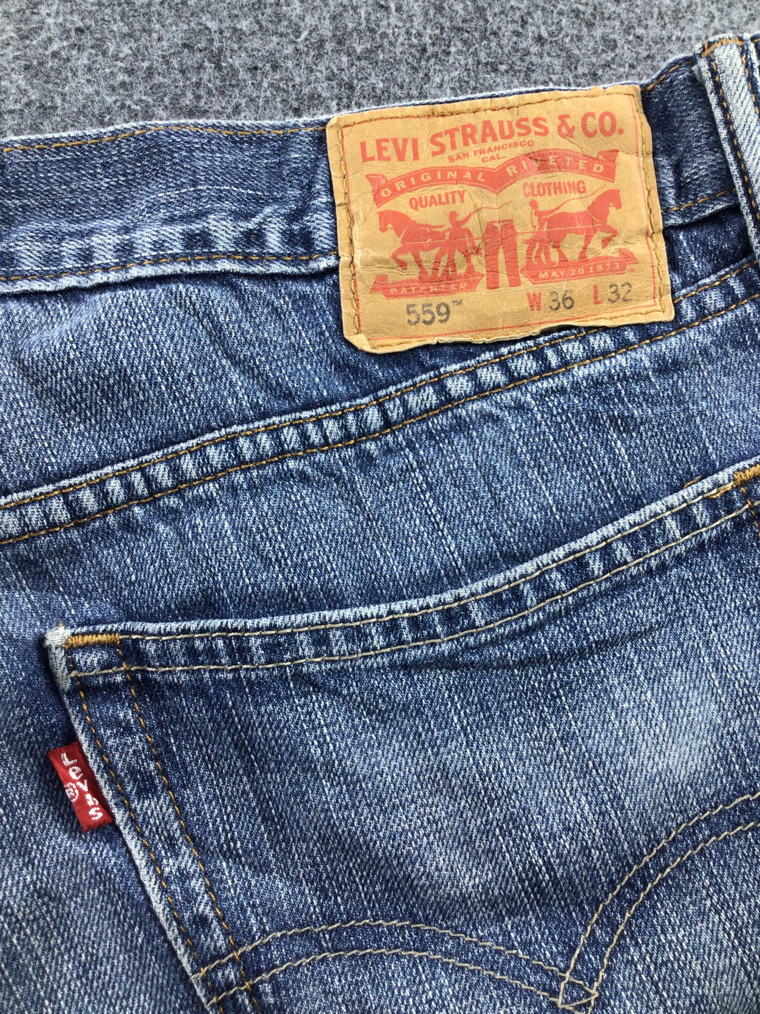 Levi's Vintage Levis 559 Jeans-J801 Size US 38 / EU 54 - 5 Thumbnail