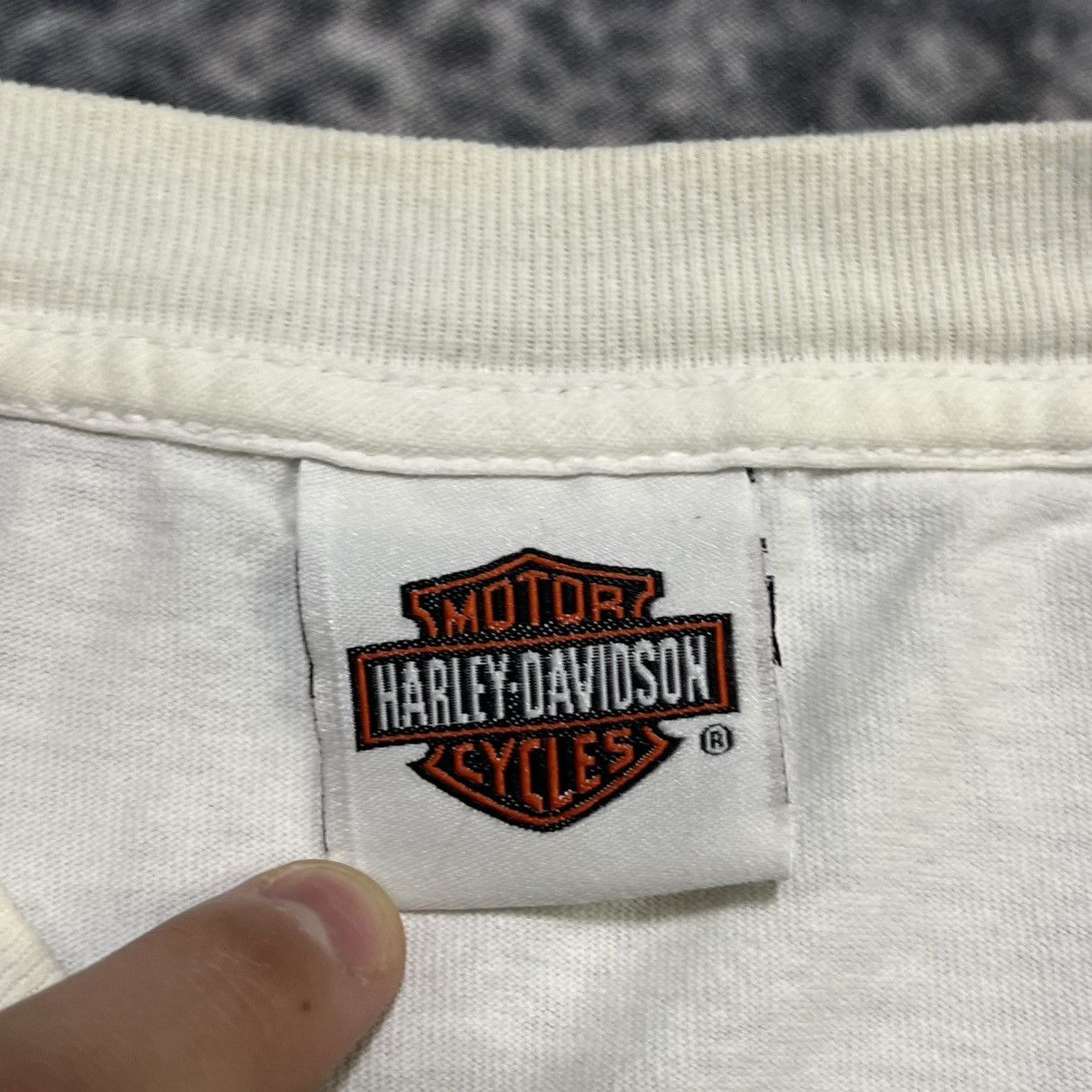 Harley Davidson HARLEY DAVIDSON VINTAGE 2015 SKULL GRUNGE BIKER T SHIRT Size US L / EU 52-54 / 3 - 8 Thumbnail