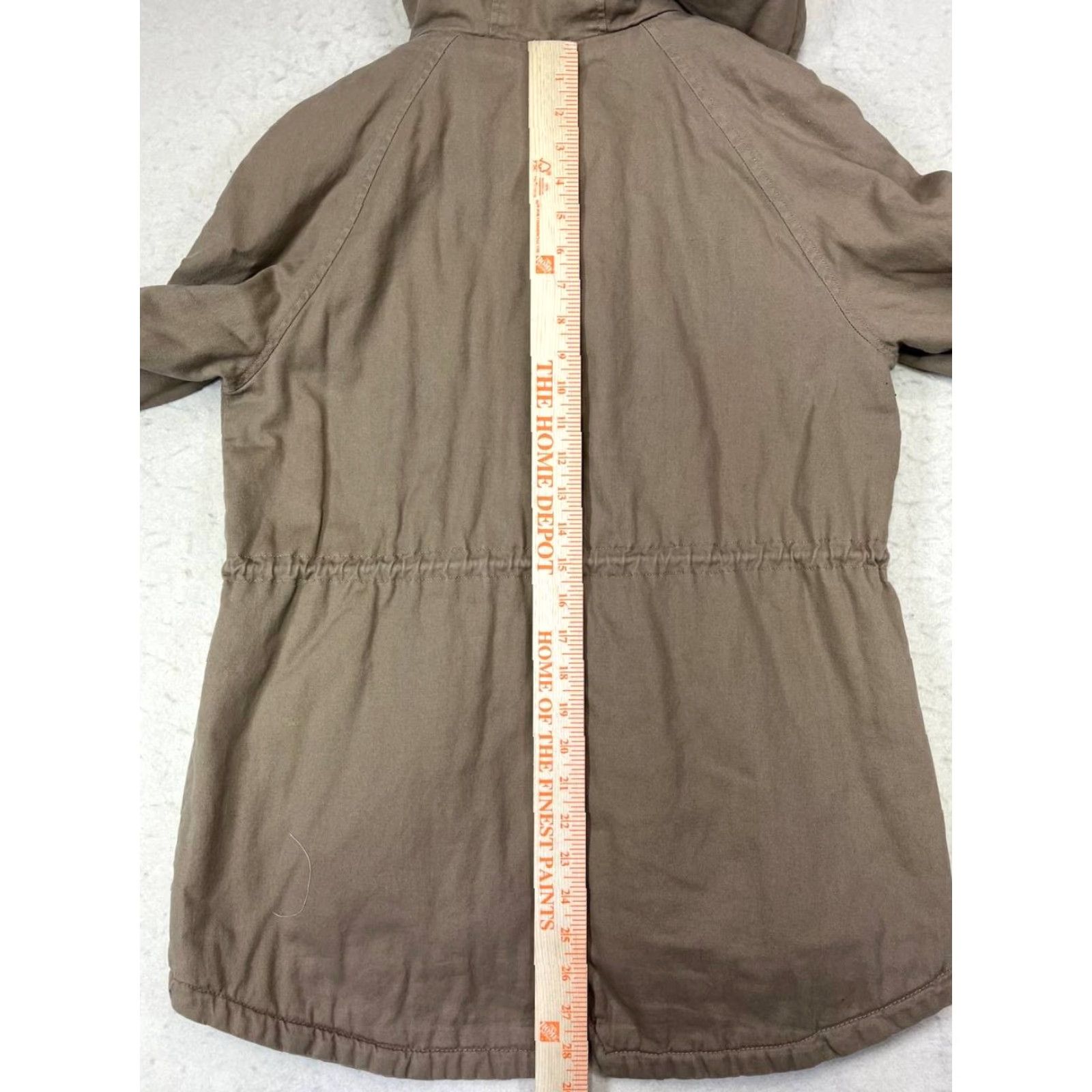Vintage Collection B Hooded Anorak Jacket Womens L Camel Polyester Fur Trim Winter Hooded Casual Outdoor Size L / US 10 / IT 46 - 4 Thumbnail
