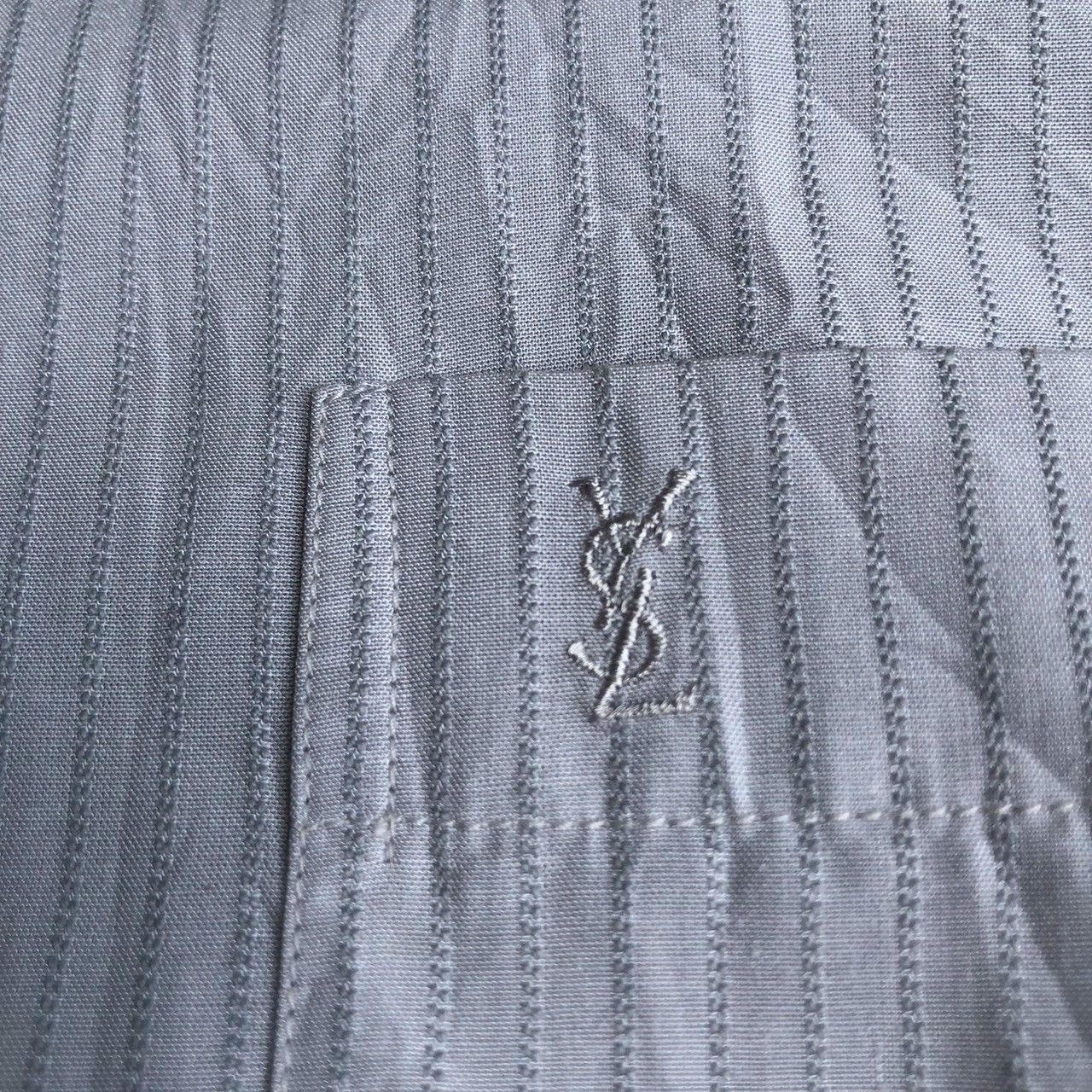 Yves Saint Laurent Vintage 90s Yves Saint Laurent Striped Shirt Size US XL / EU 56 / 4 - 7 Thumbnail