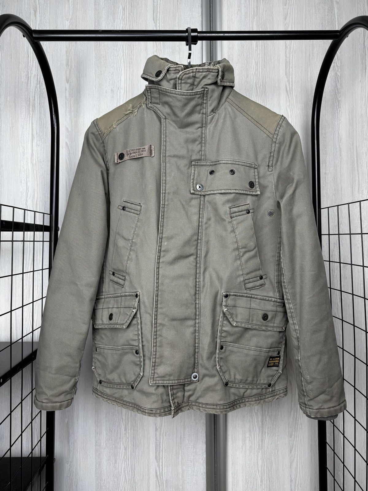 G-Star Stunning Vintage G-Star Men’s Military Utility Jacket Bomber Size US S / EU 44-46 / 1 - 2 Thumbnail