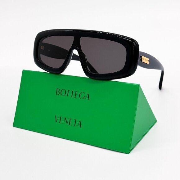 Bottega Veneta NEW BOTTEGA VENETA SUNGLASSES BLACK UNISEX EYEWEAR BOTTEGA V Size ONE SIZE - 2 Thumbnail