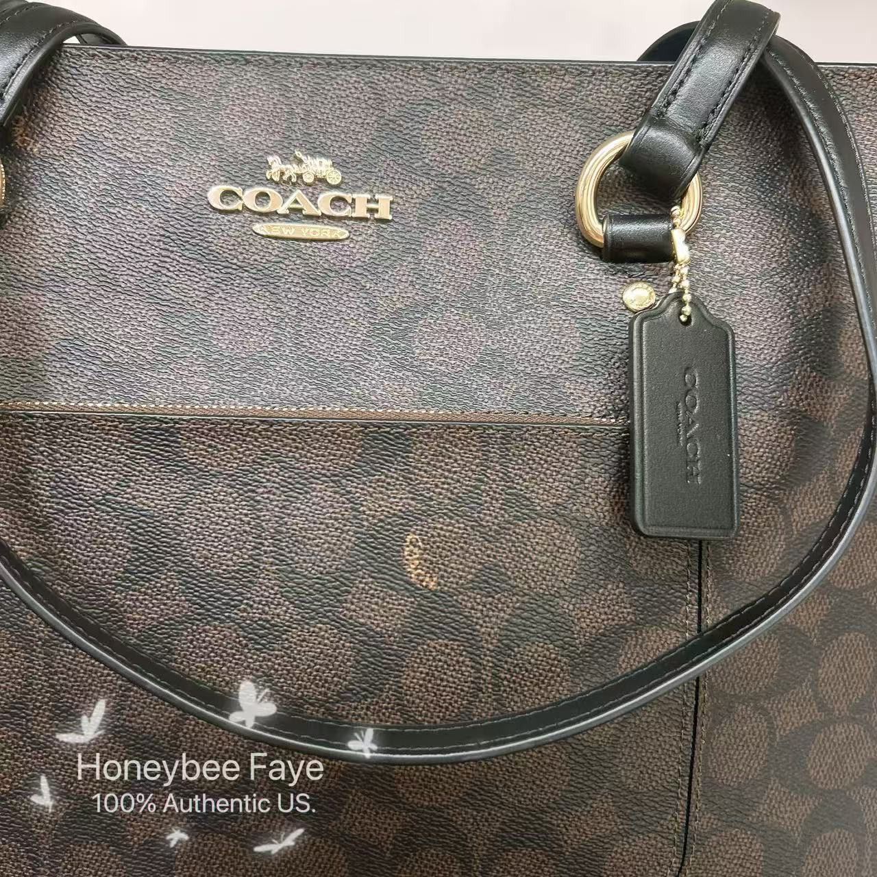 Coach Station Tote Bag In Signature Canvas CCD69 Size ONE SIZE - 6 Thumbnail