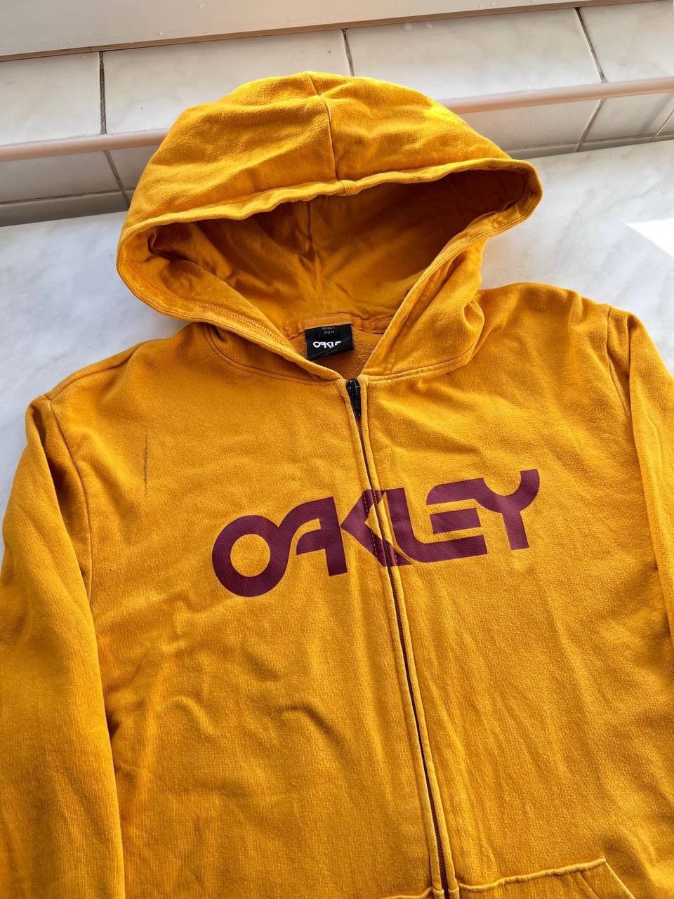 Oakley Vintage Oakley Zip Hoodie Big Logo Size US M / EU 48-50 / 2 - 2 Thumbnail