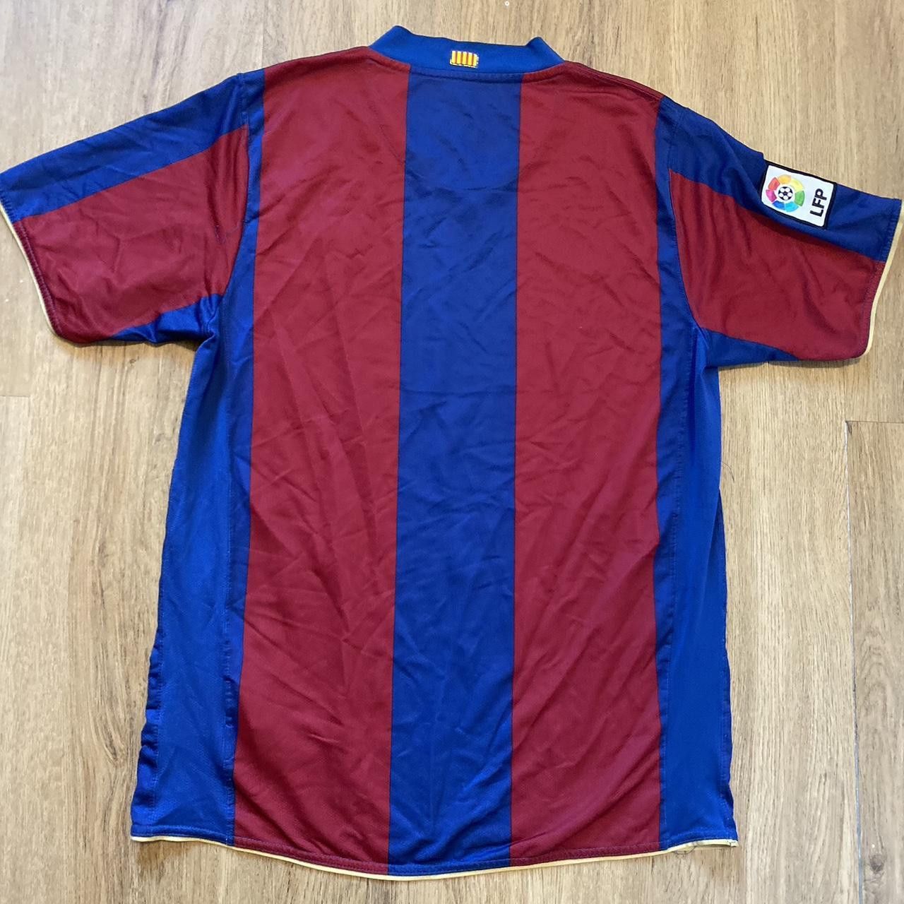 Nike 2007-08 FC Barcelona Nike Home Football Shirt La Liga Size US M / EU 48-50 / 2 - 2 Thumbnail