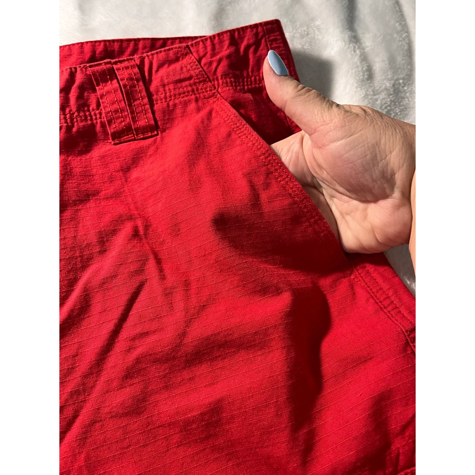 Haggar Haggar Men’s Red Cargo Shorts Size 38 100% Cotton Outdoor Size US 38 / EU 54 - 12 Thumbnail