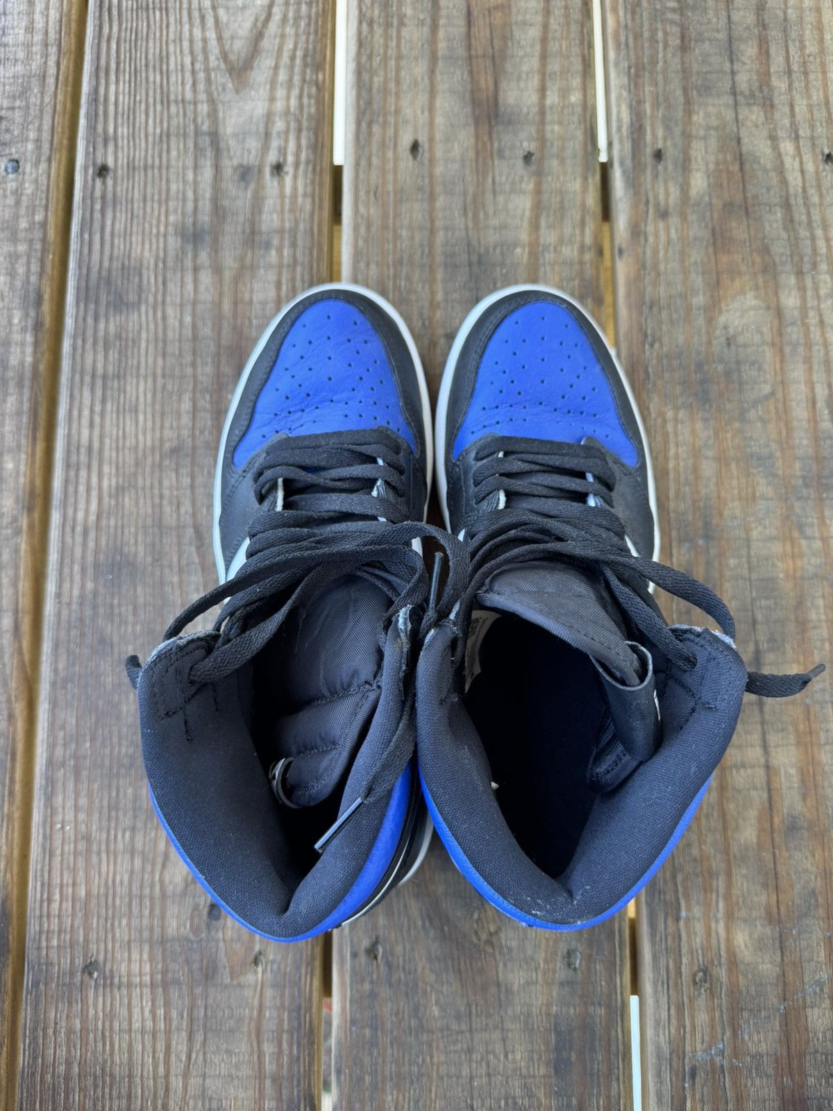Nike Nike Air Jordan 1 Retro High OG ‘Royal Toe' Size US 9 / EU 42 - 5 Thumbnail