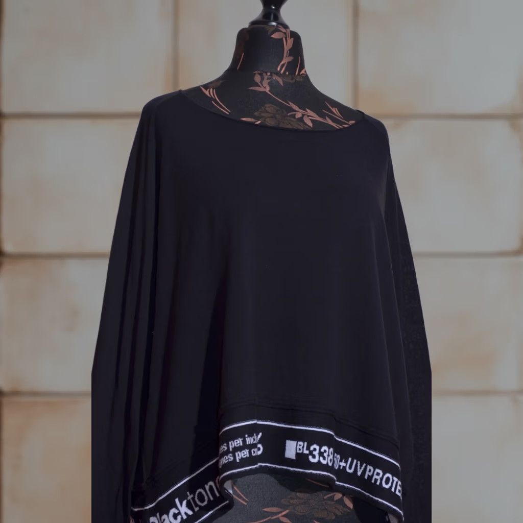 Vintage Rundholz Black Label Black Cotton Long Sleeve Top Graphic Hem Avant Garde Sz S Shirt Womens Size S / US 4 / IT 40 - 1 Thumbnail