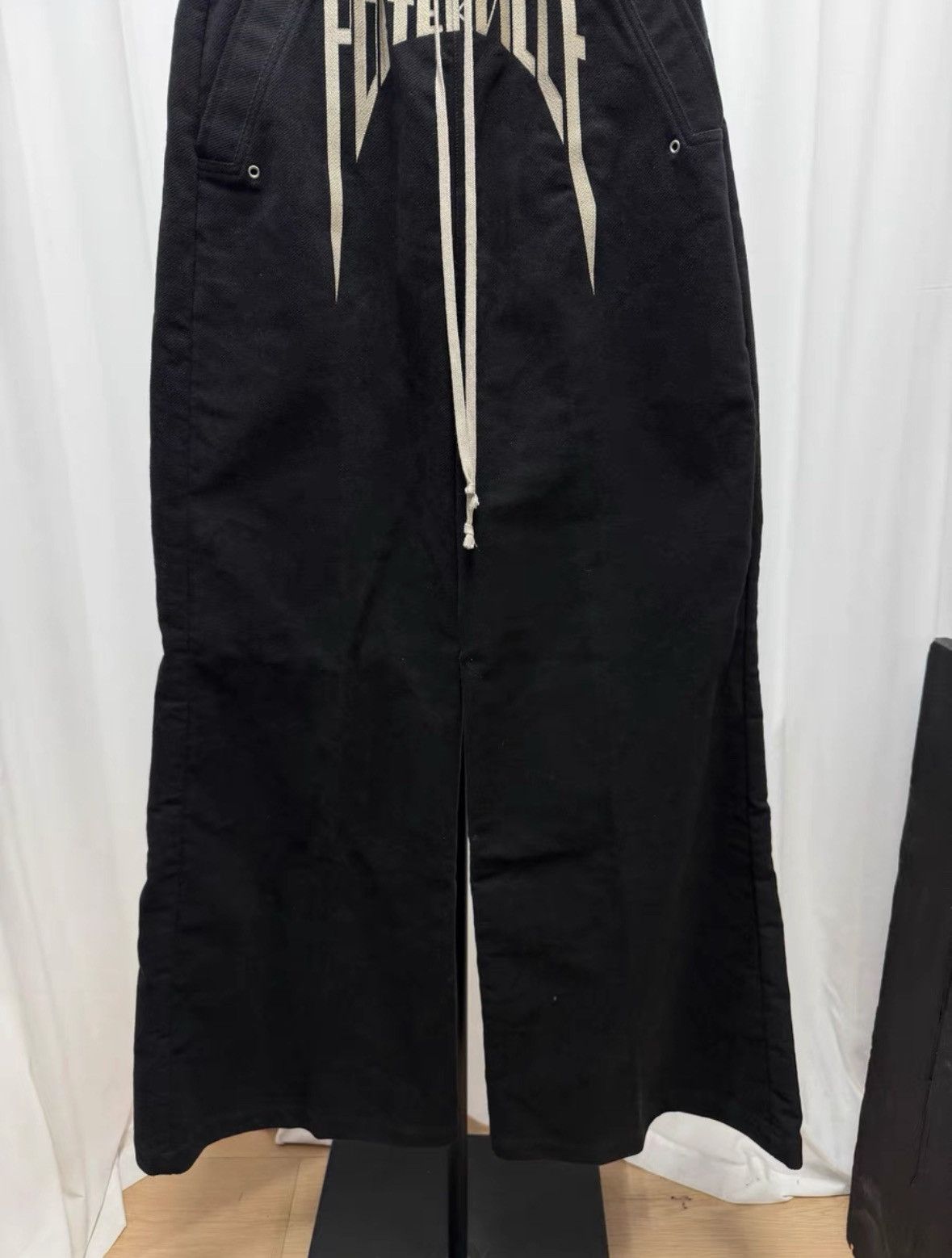 Rick Owens Rick Owens 24AW Embroidered Flared Pants Size US 31 - 3 Thumbnail