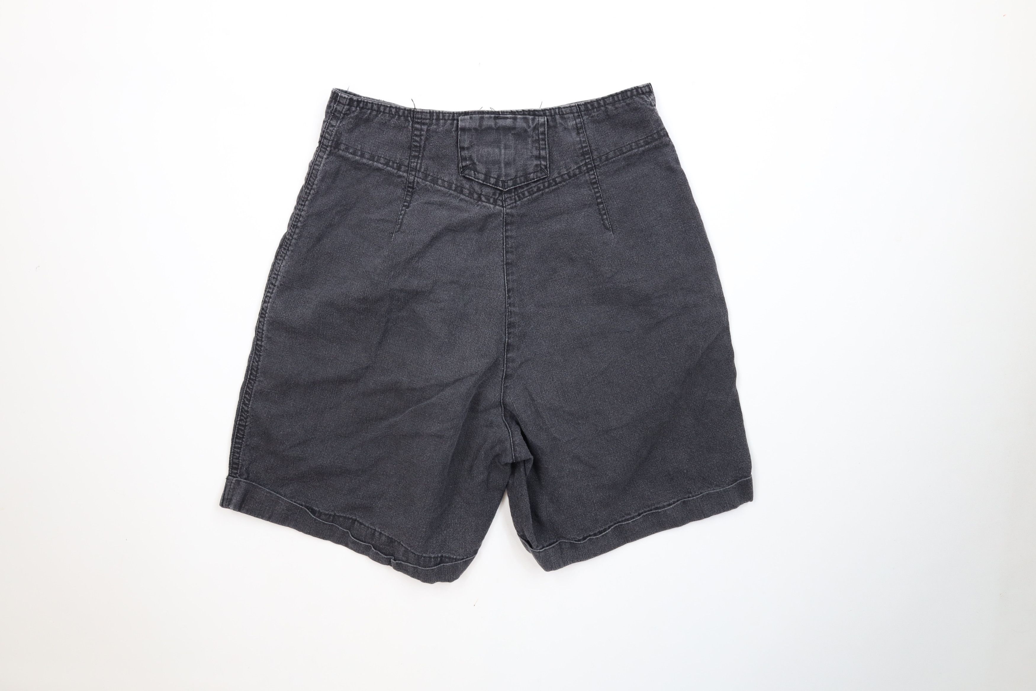 Vintage Vintage 80s 90s Streetwear Cuffed Bermuda Shorts Black Size 30" / US 8 / IT 44 - 10 Thumbnail
