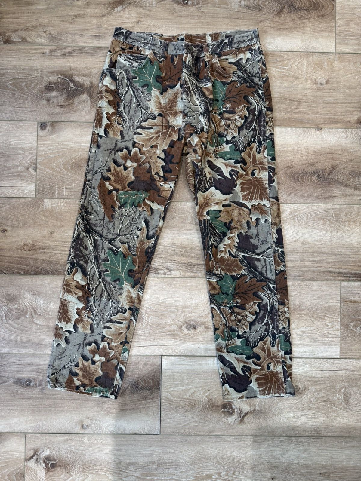 Wrangler Wrangler Vintage Camo Denim Made in USA 34x32 Size US 34 / EU 50 - 1 Thumbnail