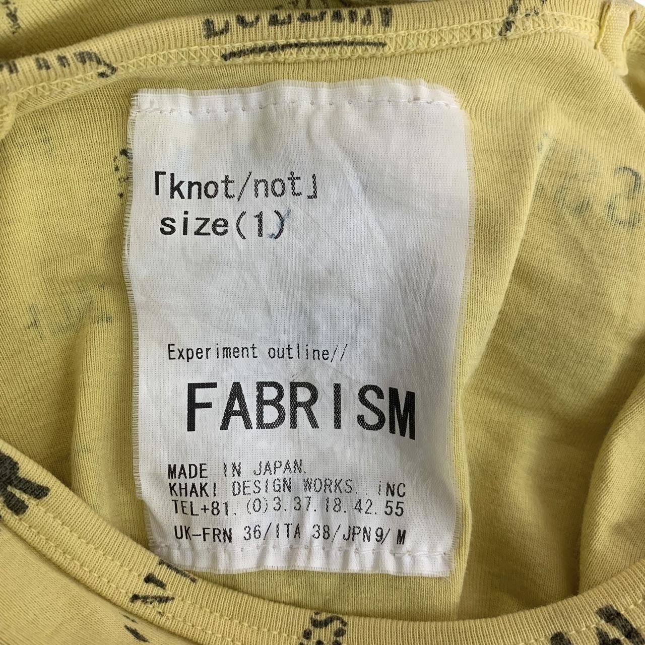 Vintage Vintage FABRISM JAPAN KNOT/NOT Collection AOP Tee Shirt Size XS / US 0-2 / IT 36-38 - 3 Thumbnail