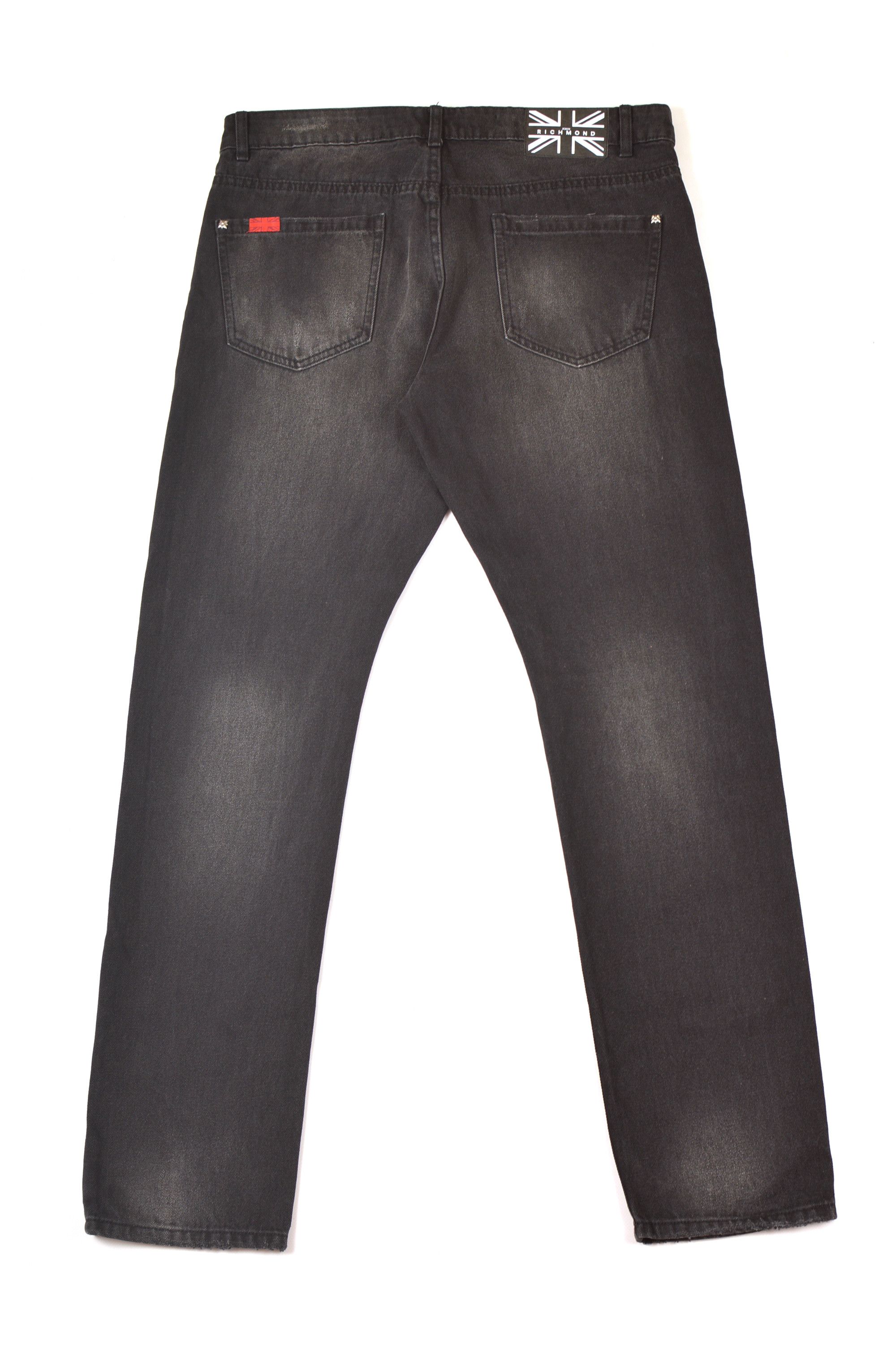 John Richmond × Richmond Denim John Richmond It's Only Rock'N'Roll Black Denim Jeans Size US 36 / EU 52 - 7 Thumbnail