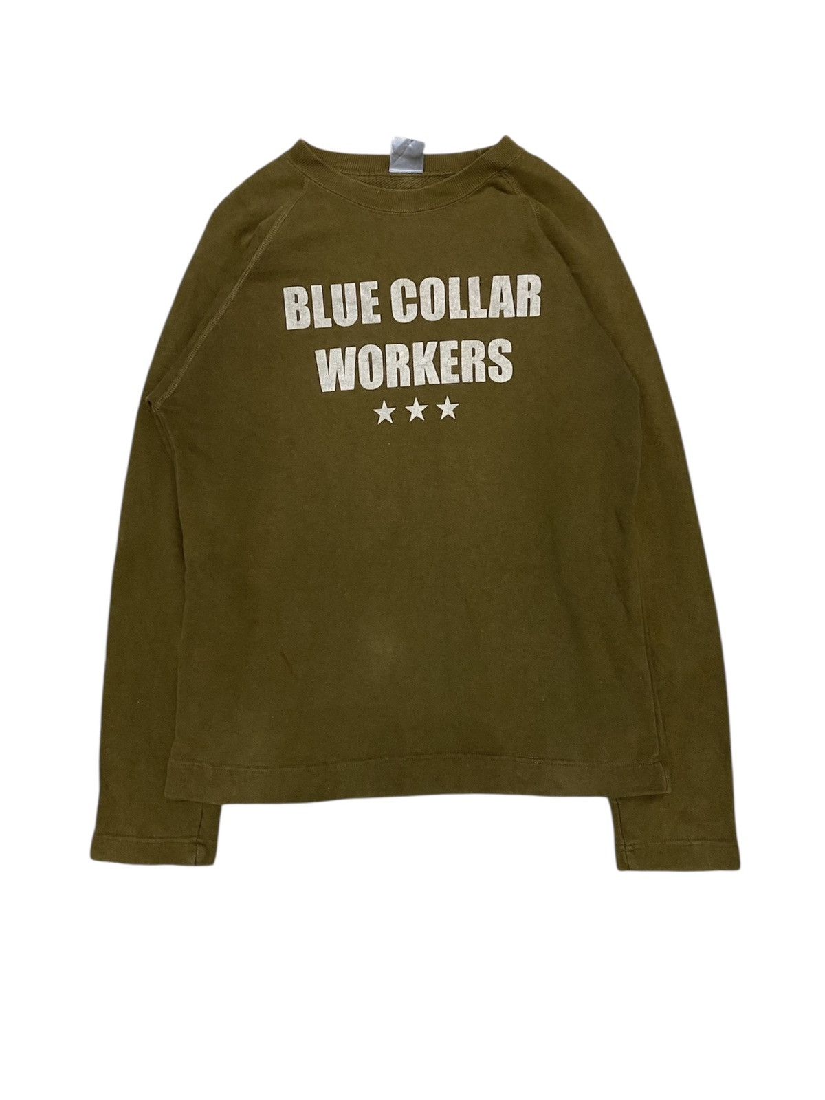 ABAHOUSE × Japanese Brand × Nepenthes 2000s Abahouse blue collar worker sweatshirt Size US M / EU 48-50 / 2 - 1 Thumbnail