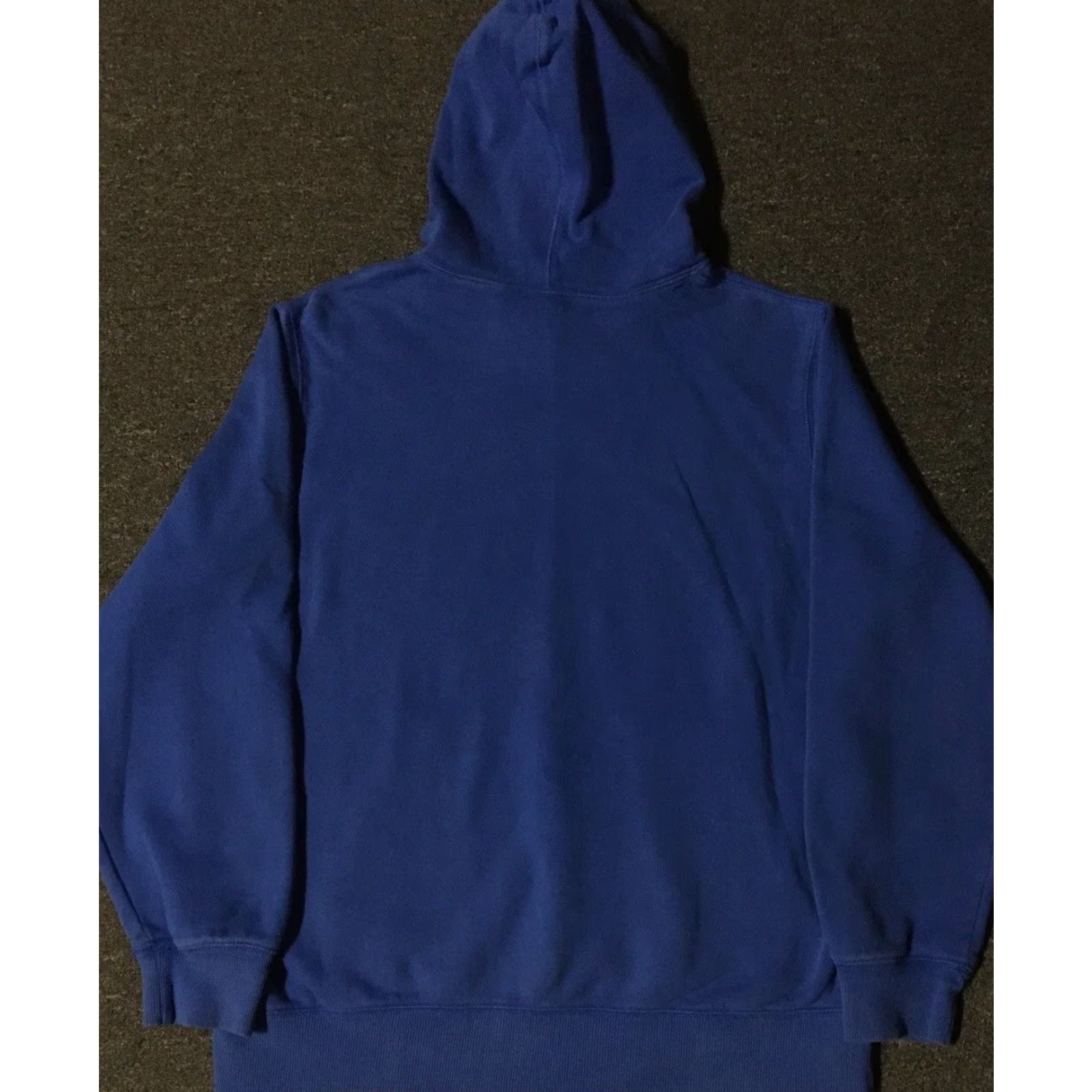 Nike VINTAGE Nike Swoosh Faded Hoodie XL Men Blue Logo 90s Hip Hop Grunge Skate Rap Track Size US XL / EU 56 / 4 - 6 Thumbnail