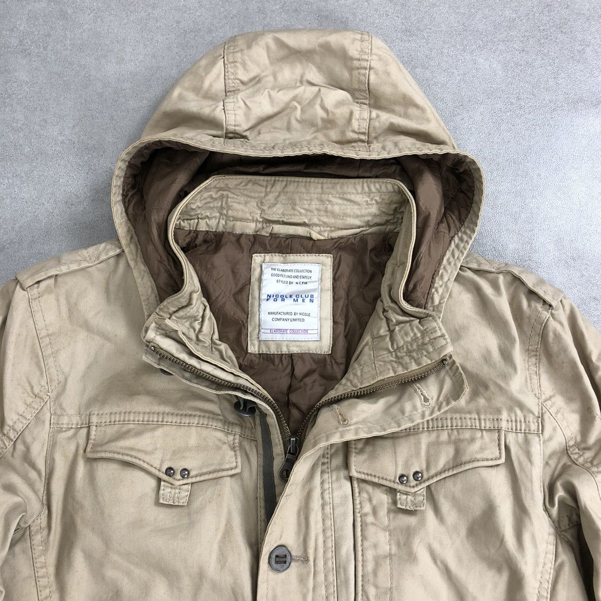If Six Was Nine × Japanese Brand × Nicole Club 2000s Nicole Club For Men Studed Bondage Parka Bono Jacket Size US L / EU 52-54 / 3 - 7 Thumbnail