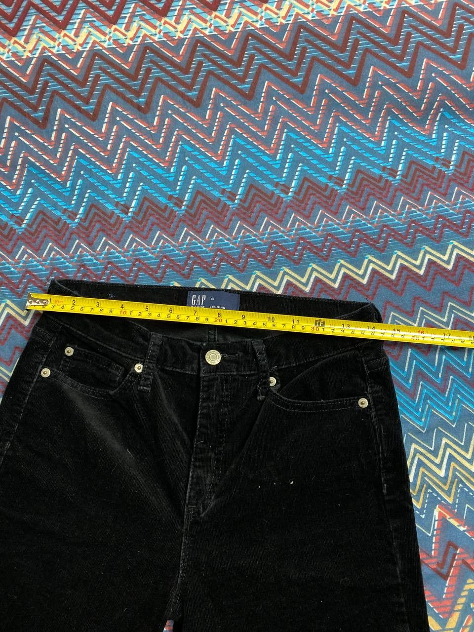 Gap × Vintage Gap Modern Legging Velvet Pant Green Size 36" / US 14 / IT 50 - 19 Thumbnail