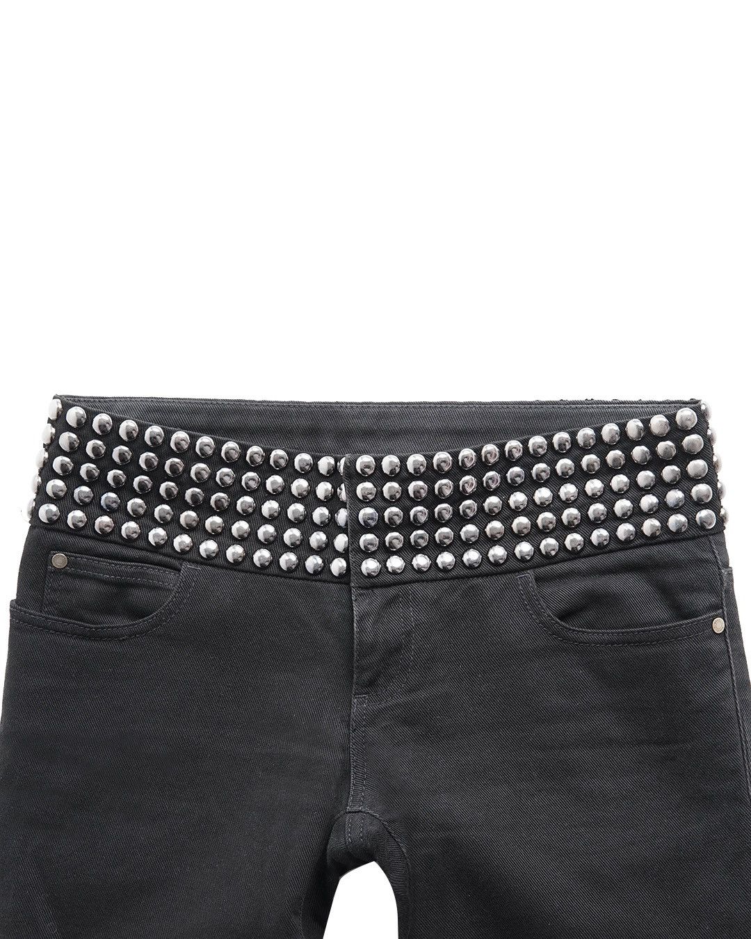 Gucci Gucci F/W2008 Silver Stud Slim Pants Size 26" / US 2 / IT 38 - 3 Thumbnail