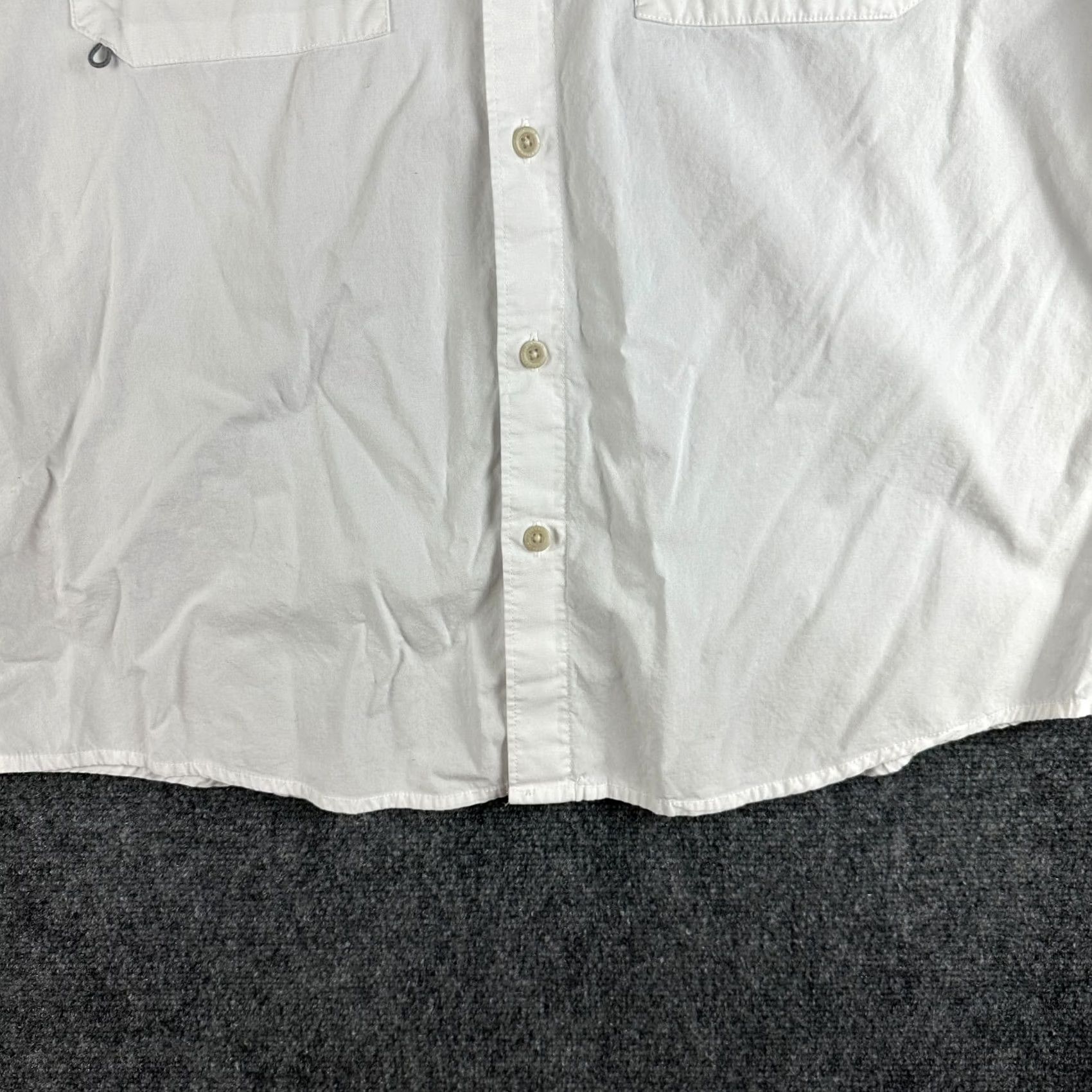 Eddie Bauer Eddie Bauer Shirt Mens Large White Button Outdoor Fishing Breathable Vent Pocket Size US L / EU 52-54 / 3 - 2 Thumbnail