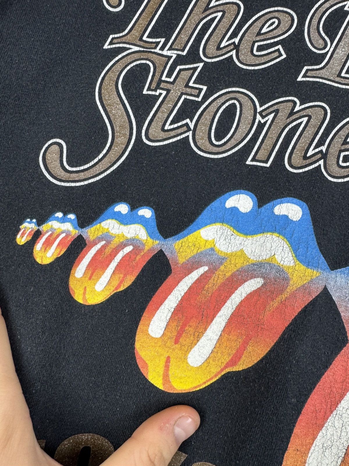 Band Tees Vintage The Rolling Stones Licks World Tour 2003 T-shirt Size US L / EU 52-54 / 3 - 10 Thumbnail