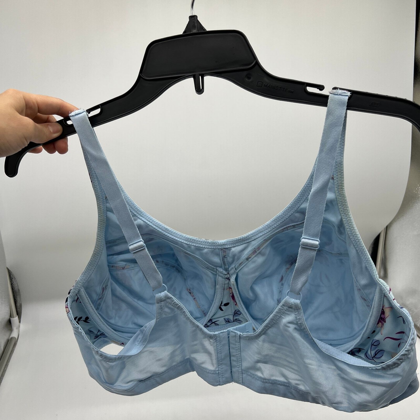 Other Breezies Underwire Print or Solid Support Bra Blue Size M / US 6-8 / IT 42-44 - 3 Thumbnail