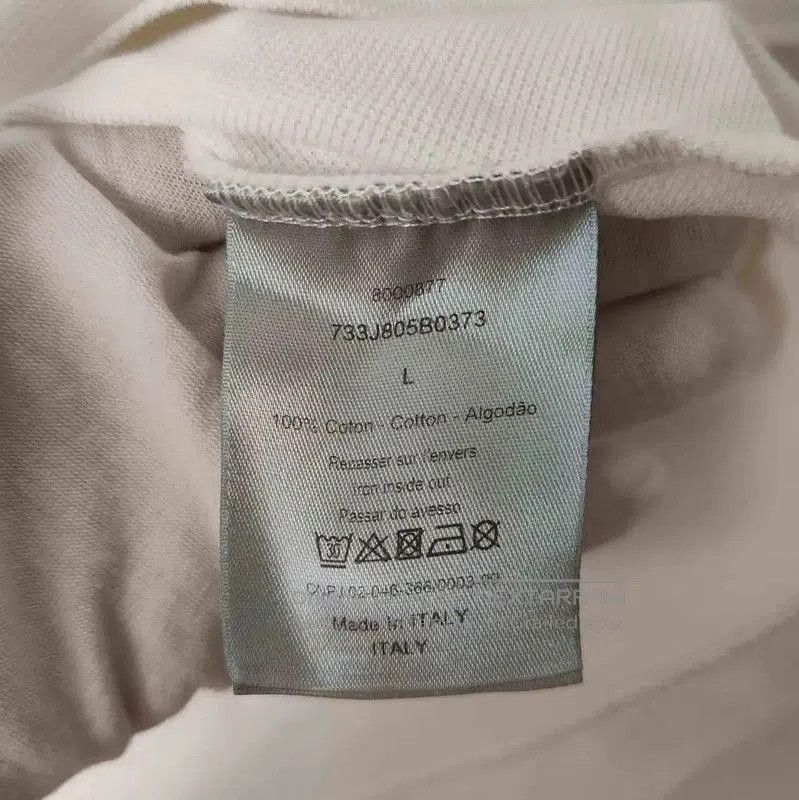 Dior Dior White Cotton Men's Polo Shirt . Size US L / EU 52-54 / 3 - 5 Thumbnail