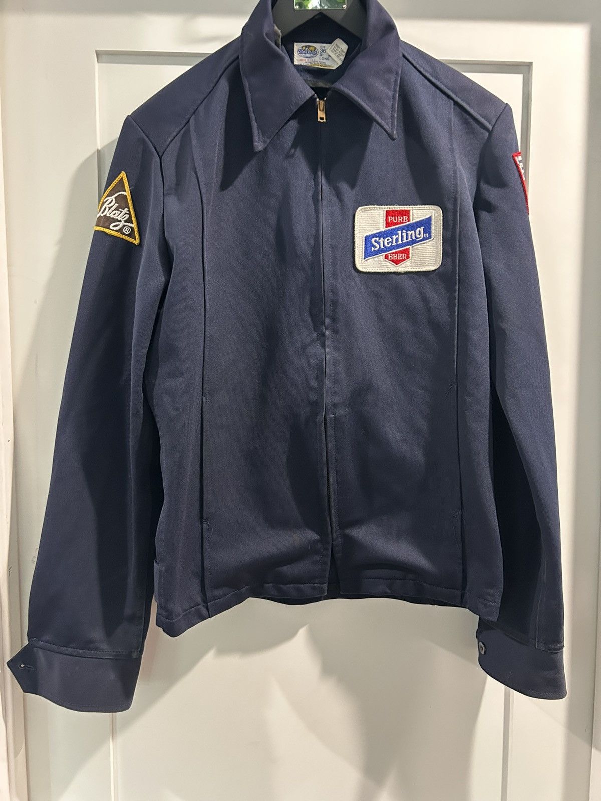 Vintage 70s Sterling Beer Light Jacket Made in USA Size US M / EU 48-50 / 2 - 1 Thumbnail