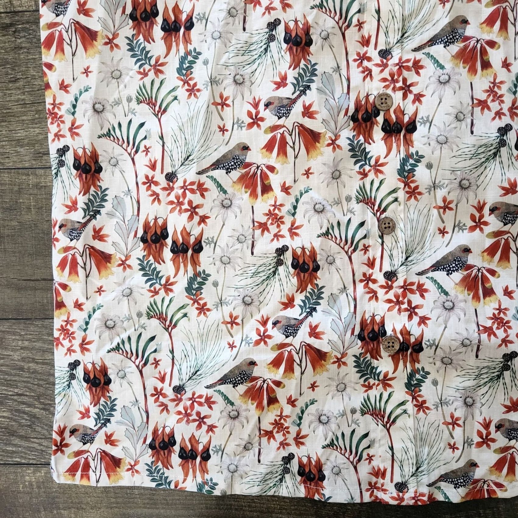 Vintage Yiume Hawaiian Shirt Mens Small Floral Bird AOP Cotton New Size US S / EU 44-46 / 1 - 3 Thumbnail
