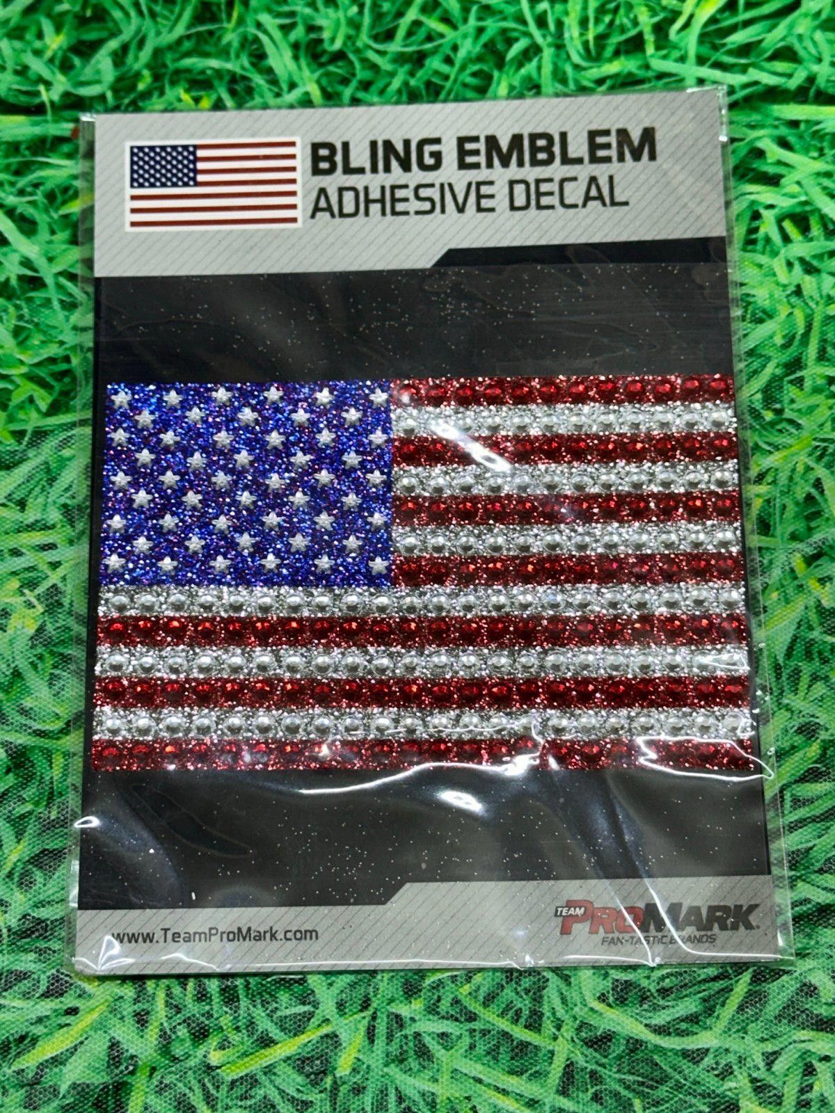 Designer United States of America Bling Decal New Size ONE SIZE - 1 Thumbnail