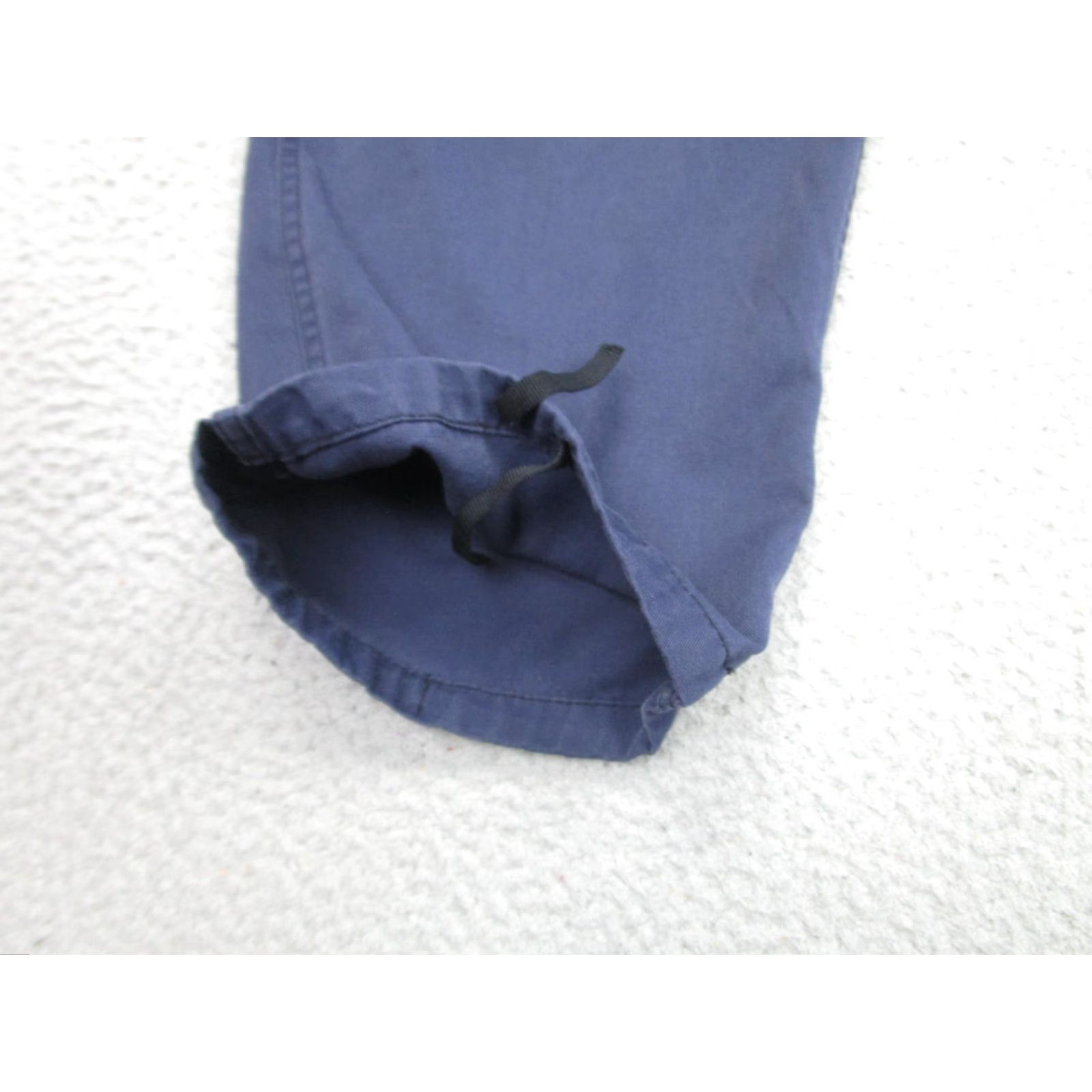 Vintage Tactical Cargo Pants Mens XXL Blue Drawstring Hem Button Fly Paratrooper Utility Pants Size US 39 - 3 Thumbnail