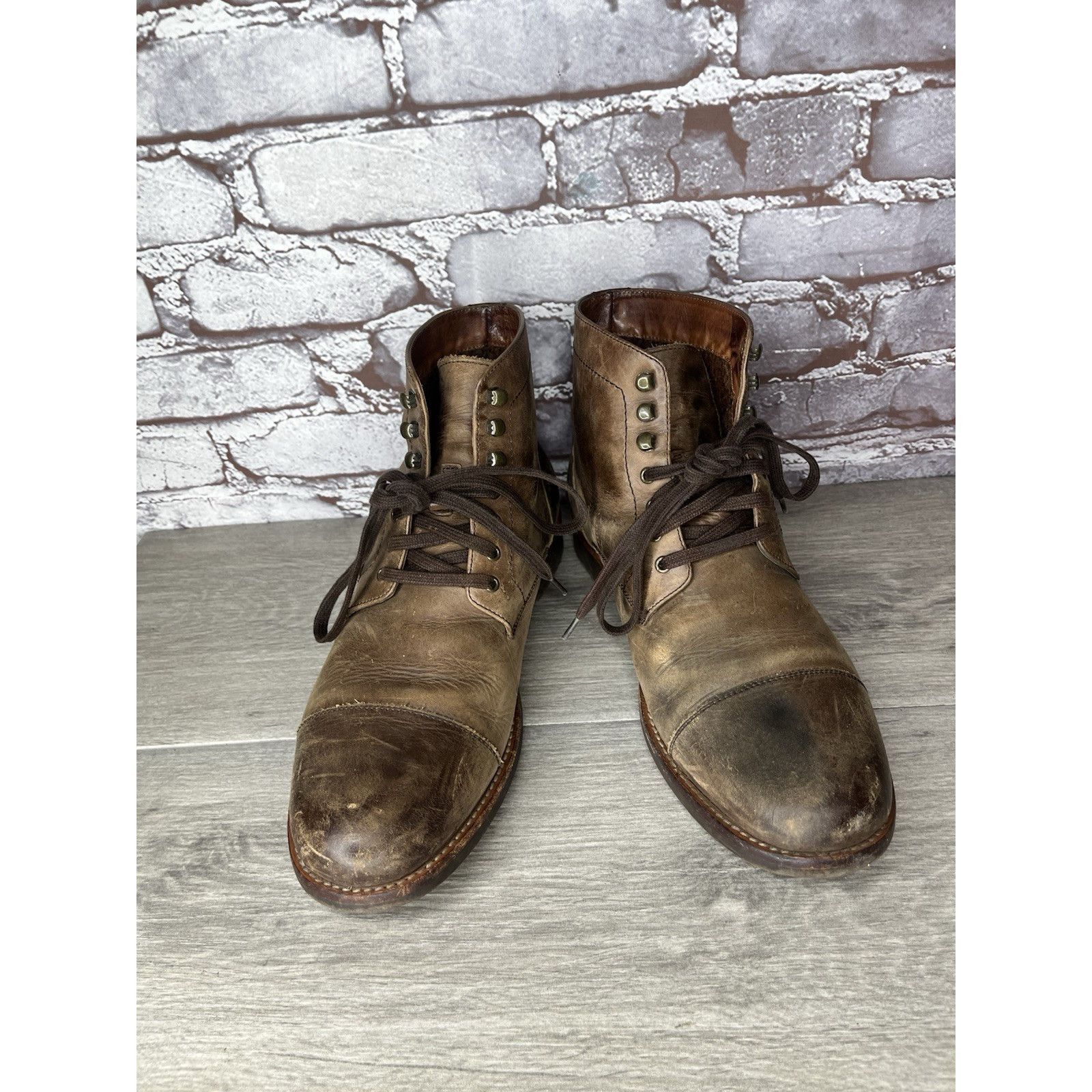 Warfield & Grand Warfield And Grand Mesa Brown Leather Lace Up Chukka Boots M Size US 8.5 / EU 41-42 - 13 Thumbnail