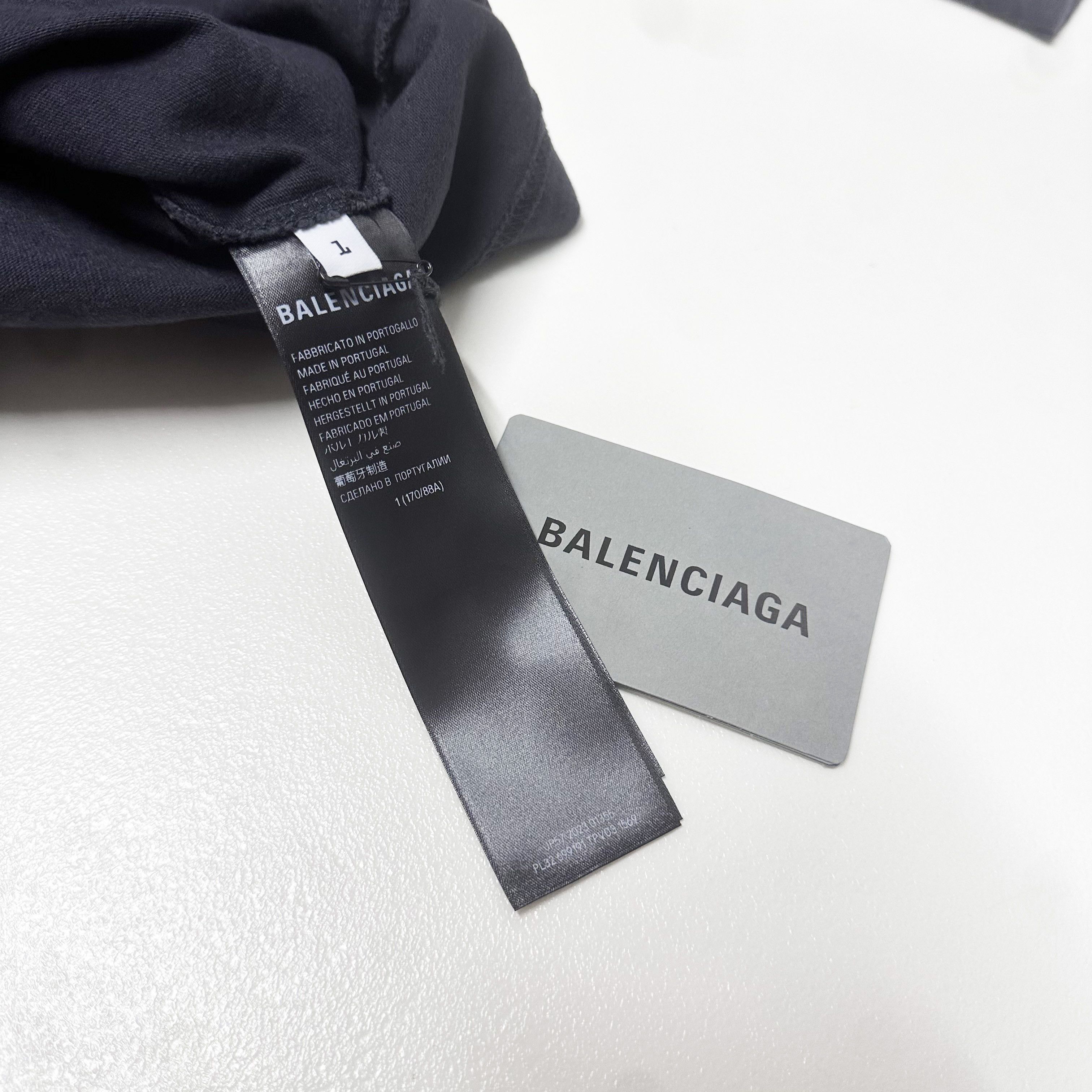 Balenciaga BALENCIAGA size S Small Long sleeve black tshirt metal punk Size US S / EU 44-46 / 1 - 9 Thumbnail