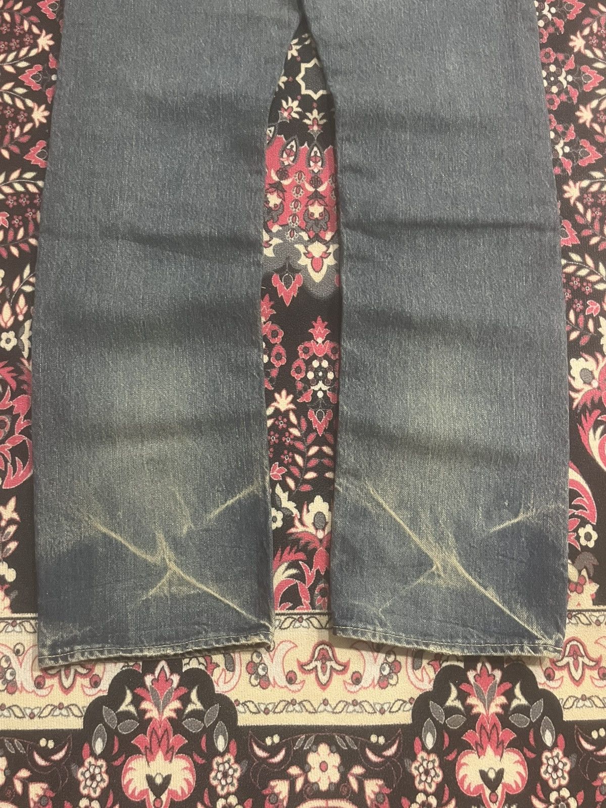 Hysteric Glamour Hysteric Glamour Naked Pin Up Girl Patchwork Selvedge Jeans Size US 32 / EU 48 - 15 Thumbnail