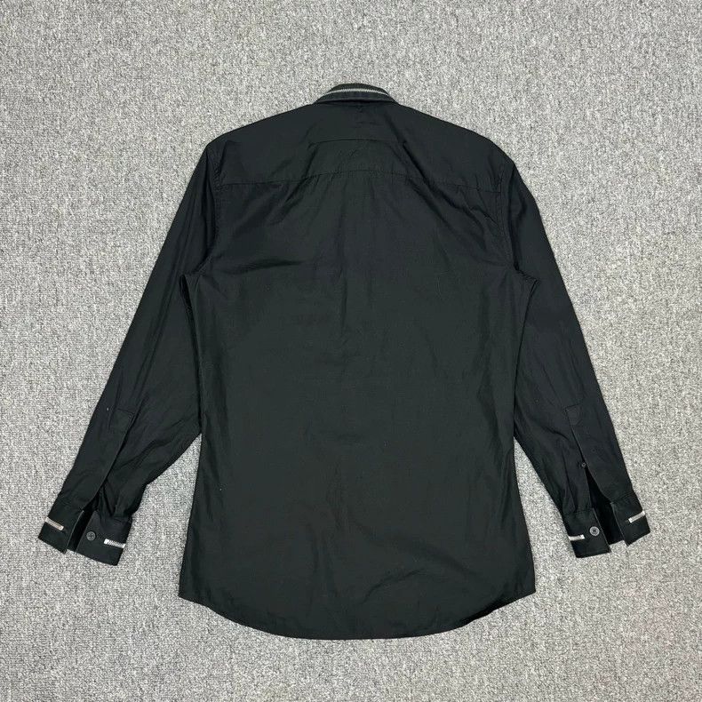 Givenchy Givenchy Size38 Black Zippered Long-sleeved Shirt, Size 38, Size US M / EU 48-50 / 2 - 2 Thumbnail
