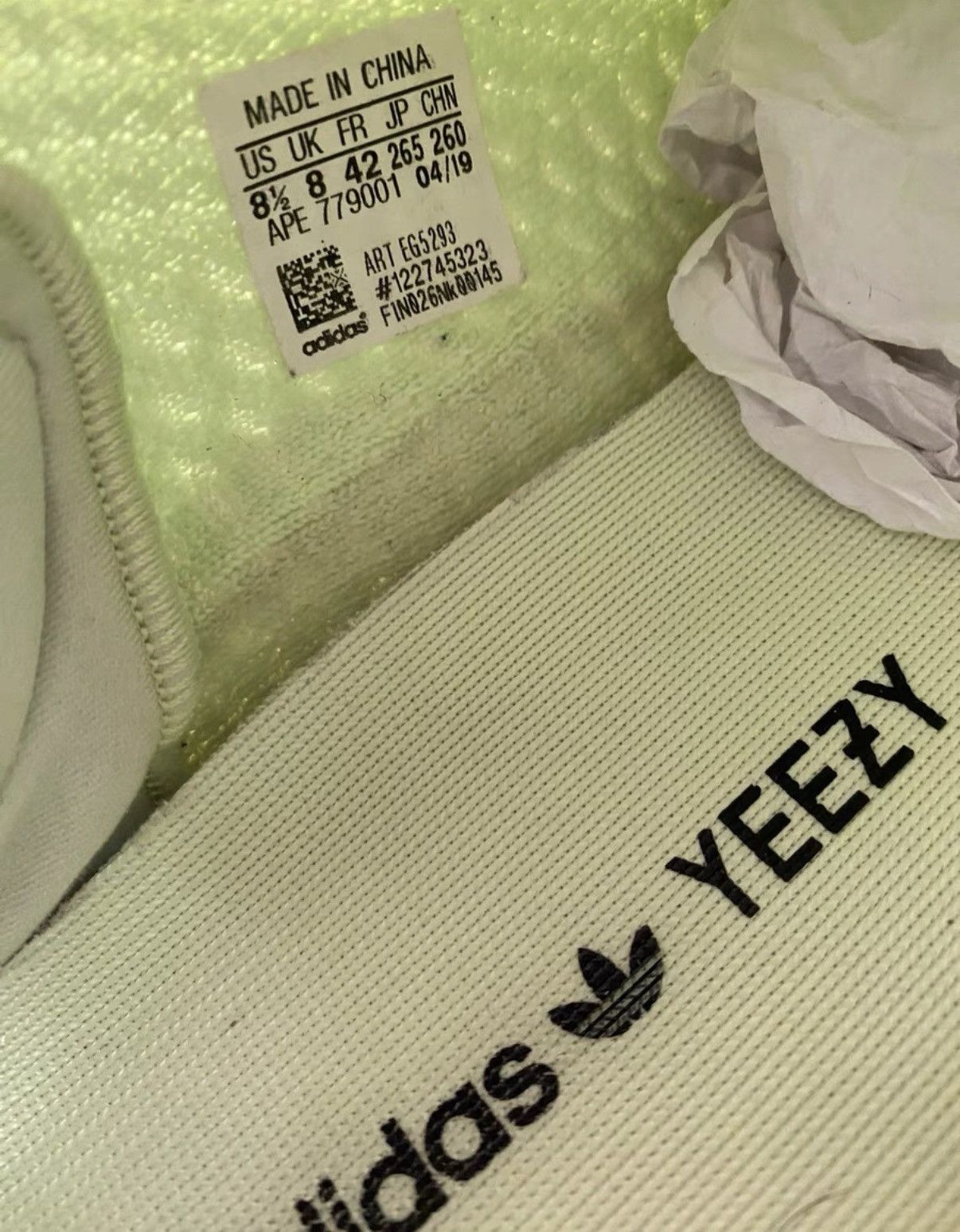 Adidas Adidas Yeezy 350 Glow EG5293 K37 Size US 8 / EU 41 - 5 Thumbnail