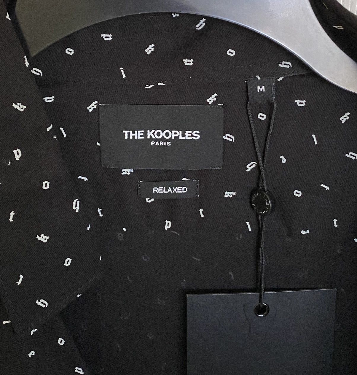 The Kooples The Kooples Men’s Black Letters Shirt Medium Size US M / EU 48-50 / 2 - 5 Thumbnail