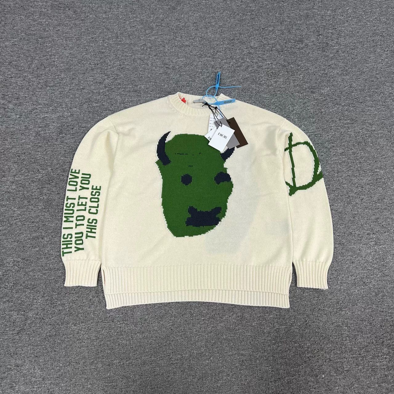 Dior Dior x Travis Scott Abstract Avatar Knit Sweater Size US M / EU 48-50 / 2 - 1 Thumbnail