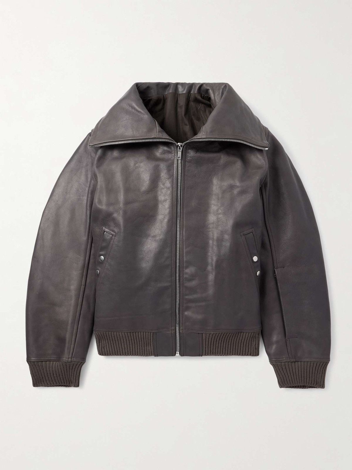 Rick Owens Rick Owens Blixa Dracollar Leather Jacket Size US M / EU 48-50 / 2 - 1 Thumbnail