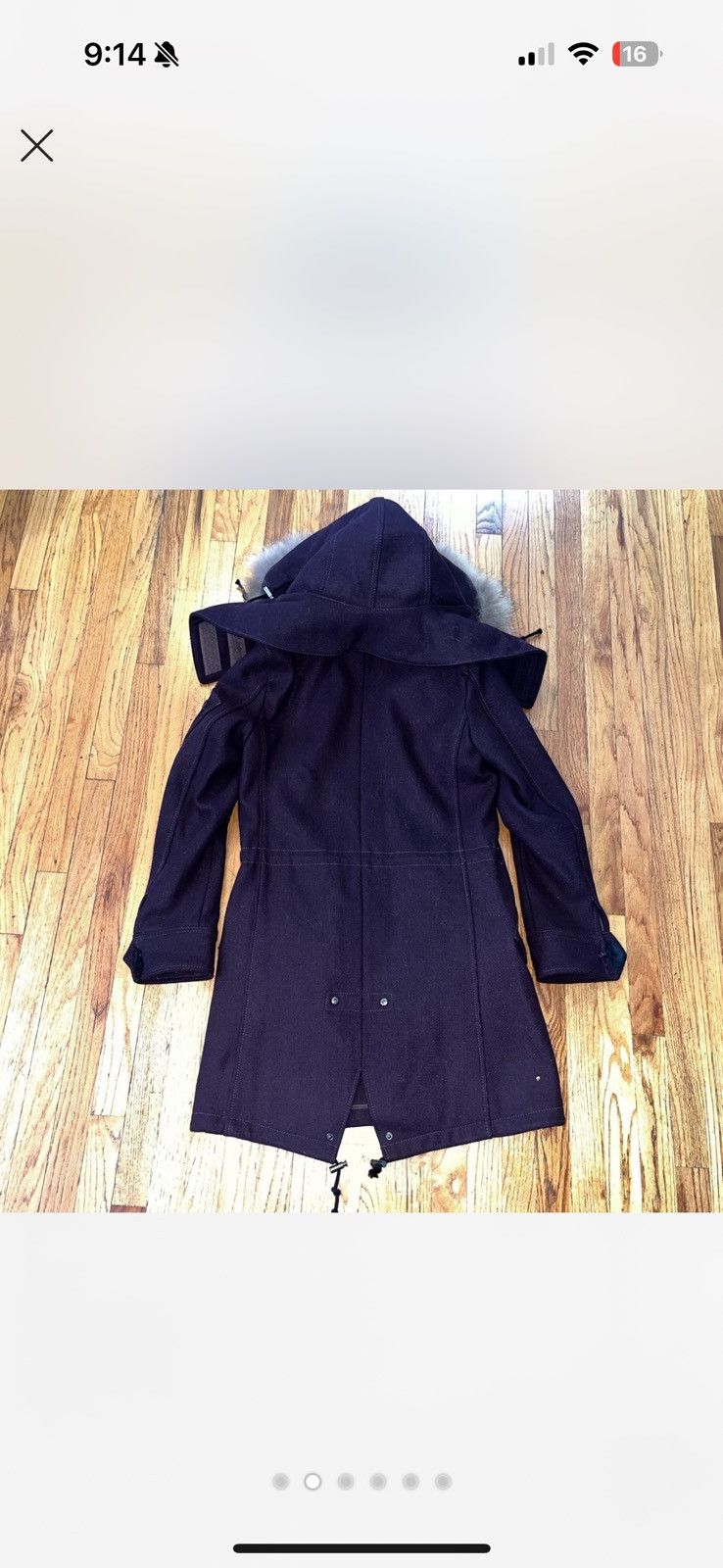 Japanese Brand × Tornado Mart Tornado Mart Fur Hooded Coat Size US S / EU 44-46 / 1 - 2 Thumbnail