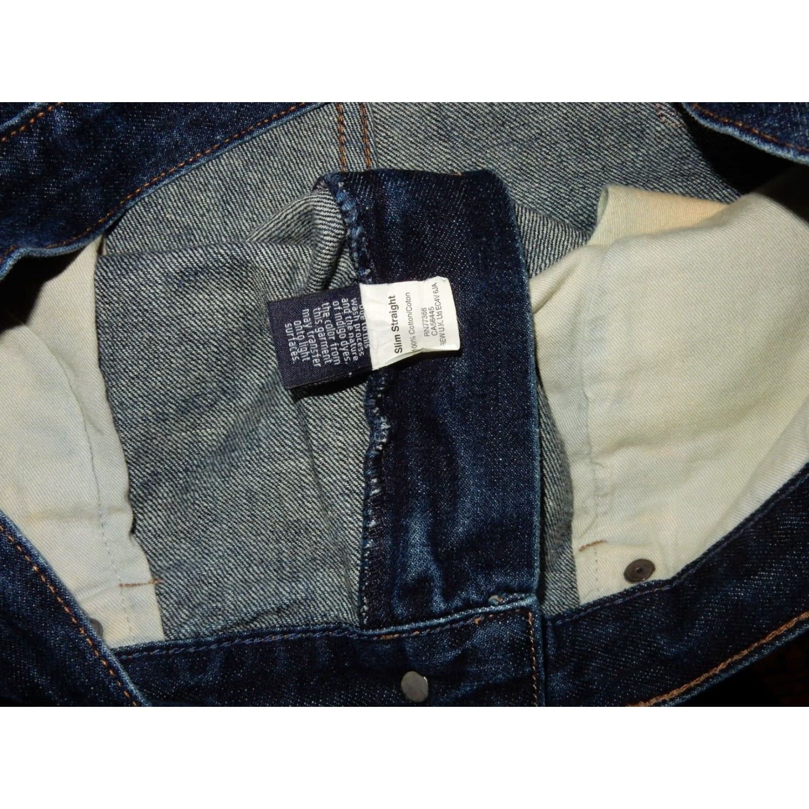 J.Crew J.CREW Men's Denim Jeans Size 34x32 Slim Straight Blue Size US 34 / EU 50 - 5 Thumbnail