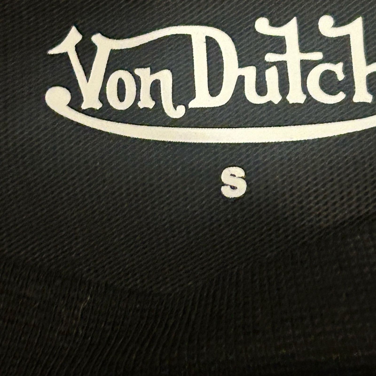 Von Dutch Von Dutch Unisex Black Graphic Tee Size US S / EU 44-46 / 1 - 3 Thumbnail