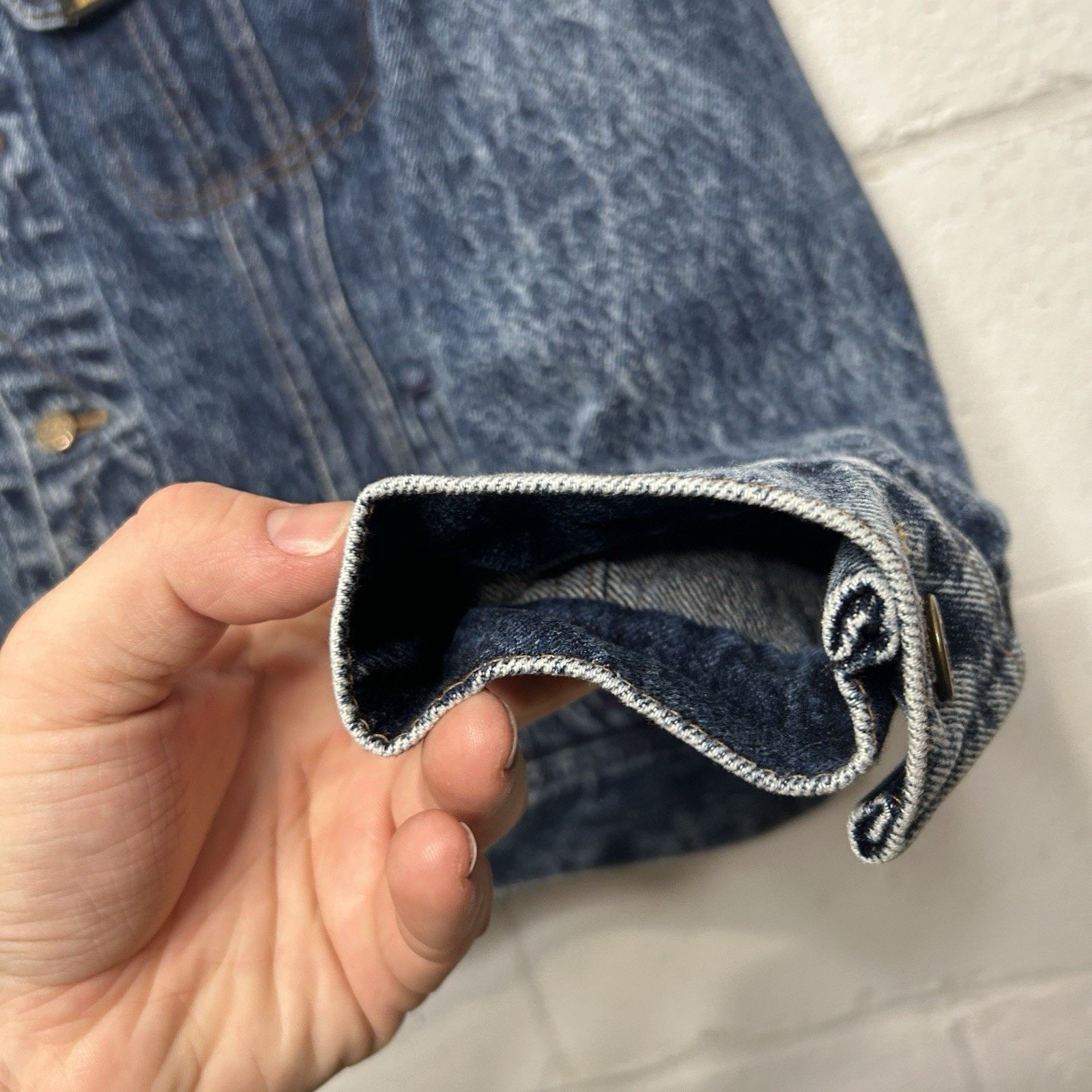Lee Vintage Lee Riders Union Denim Trucker Jacket “Dark Wash” Size US L / EU 52-54 / 3 - 5 Thumbnail