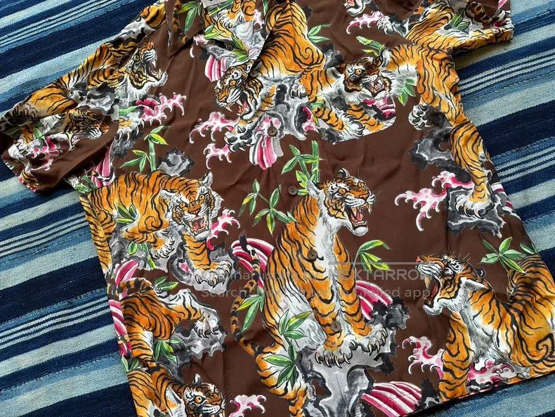 Wacko Maria Wacko Maria Co-branded Tiger Hawaii short-sleeved shirt Size US M / EU 48-50 / 2 - 3 Thumbnail