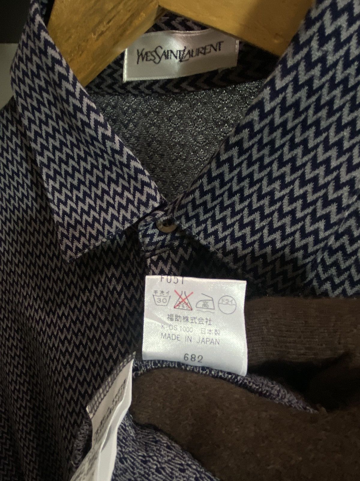 Yves Saint Laurent Yves Saint Laurent Polo Monogram LS Size US XL / EU 56 / 4 - 8 Thumbnail