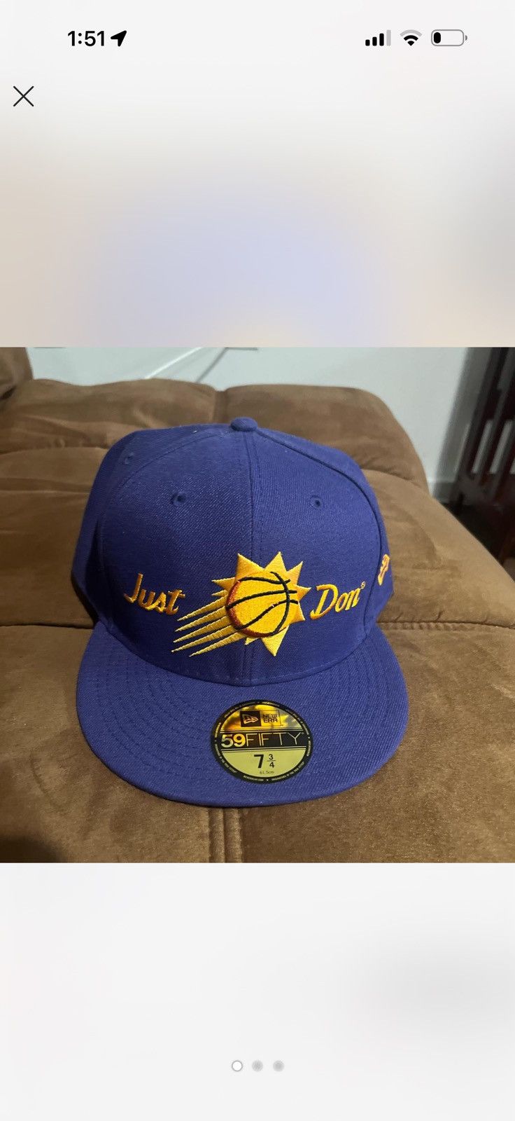 Just Don × New Era Just Don Phoenix Suns fitted 7 3/4 Size ONE SIZE - 1 Thumbnail