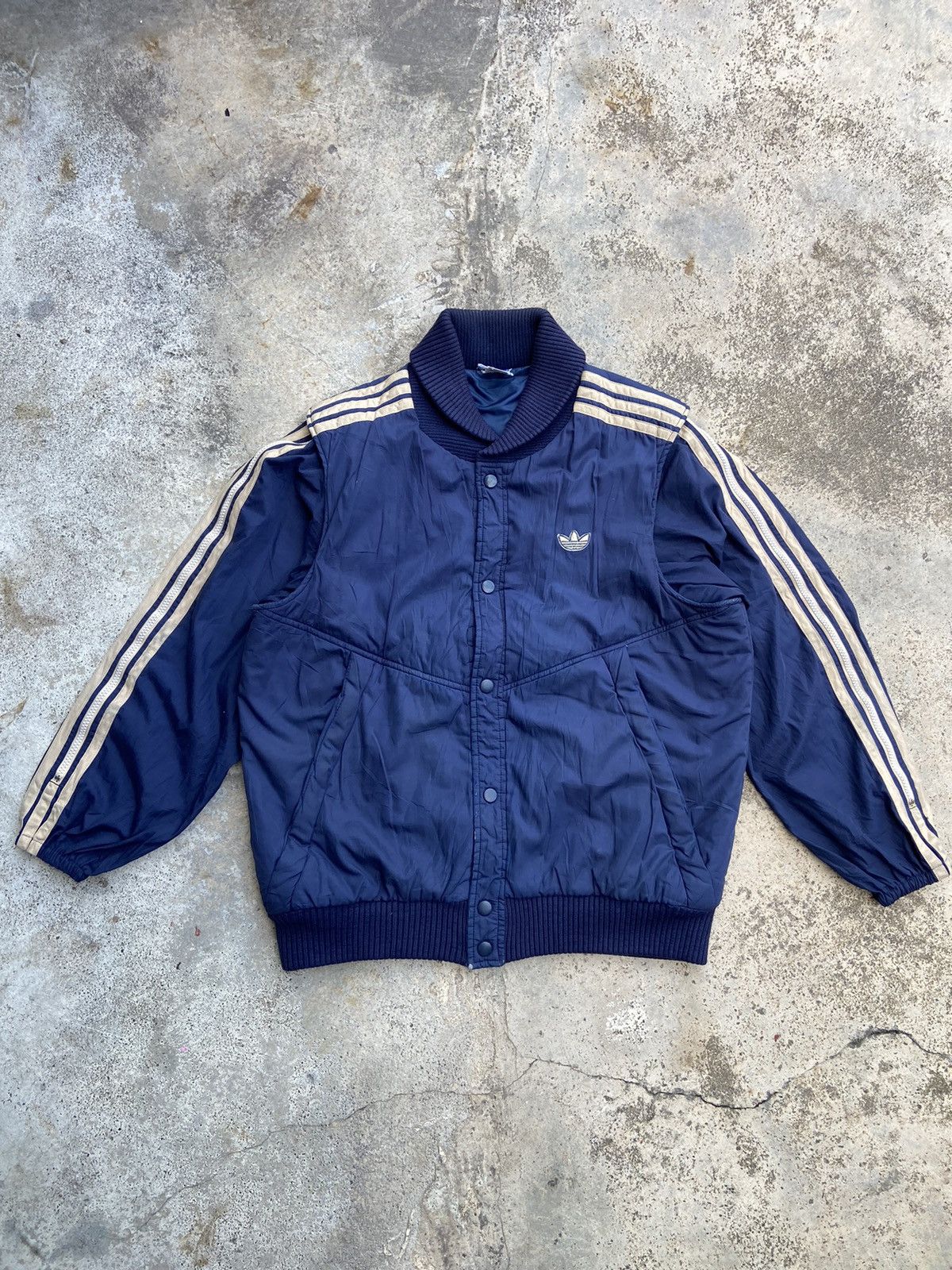 VINTAGE 70s/80s adidas Trefoil multi purpose vest jacket
