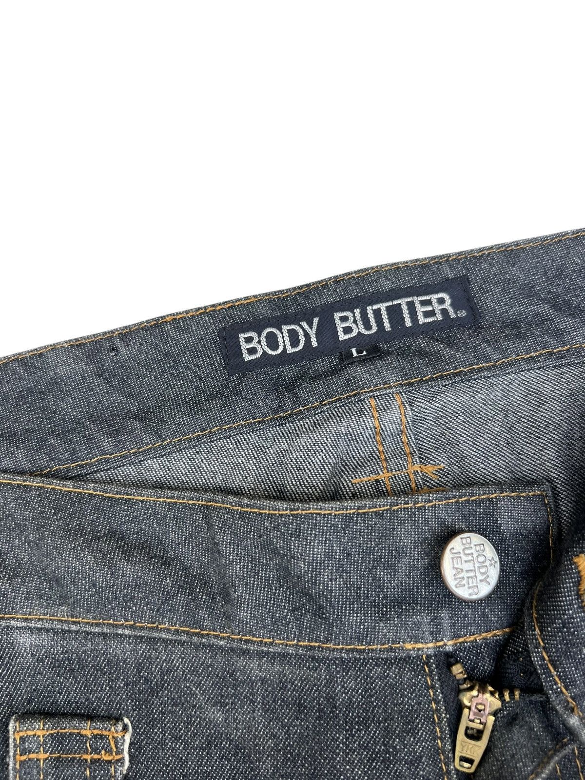 Vintage Vintage Body Butter Japan Fade Denim Bondage Bootcut Jeans Size US 33 - 7 Thumbnail
