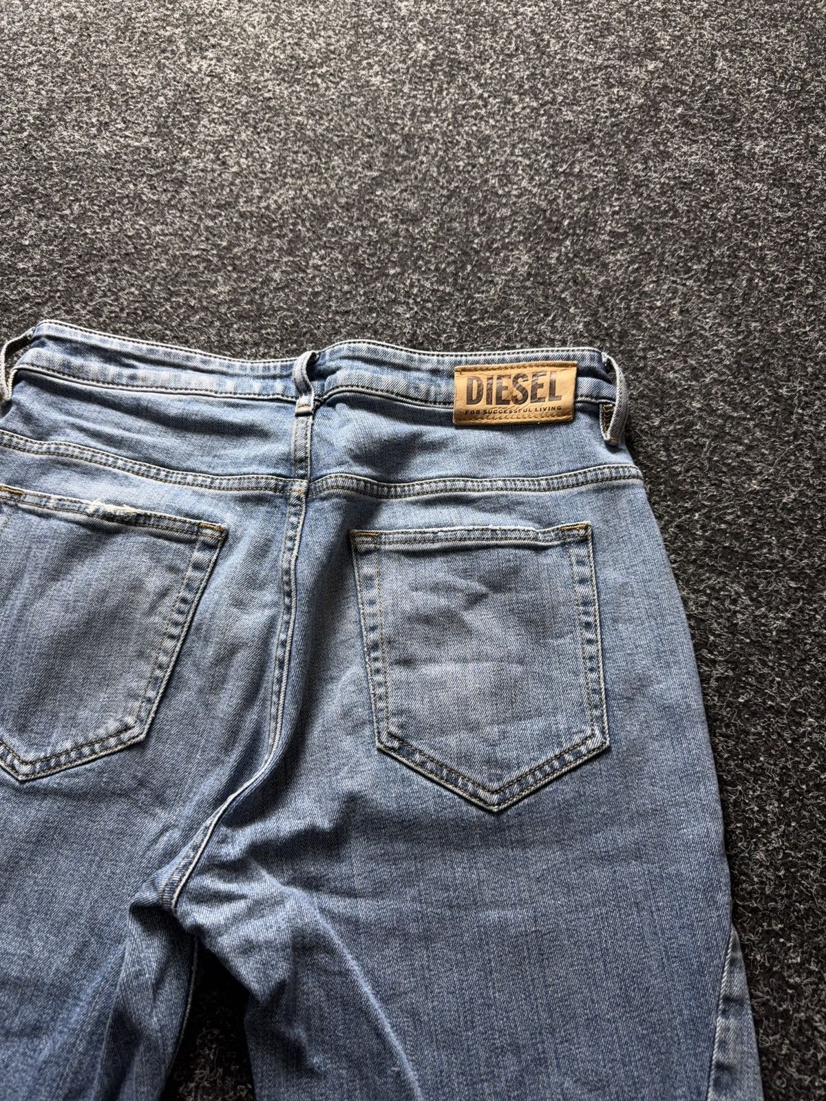 Diesel Luxury 00s Y2K Diesel D-Fayza Boyfriend Low Waist Jeans Size 27" / US 4 / IT 40 - 17 Thumbnail