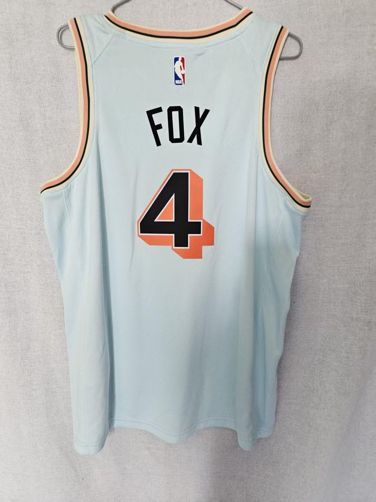 NBA San Antonio Spurs #4 De’Aaron Fox Jersey Size US L / EU 52-54 / 3 - 1 Thumbnail