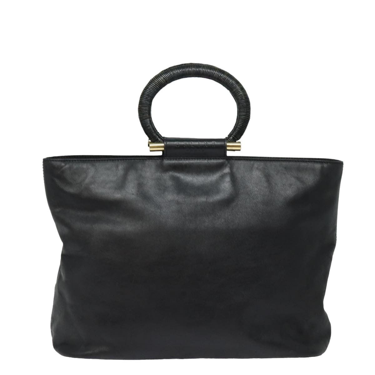 Celine CELINE Hand Bag Leather Black Size ONE SIZE - 13 Thumbnail